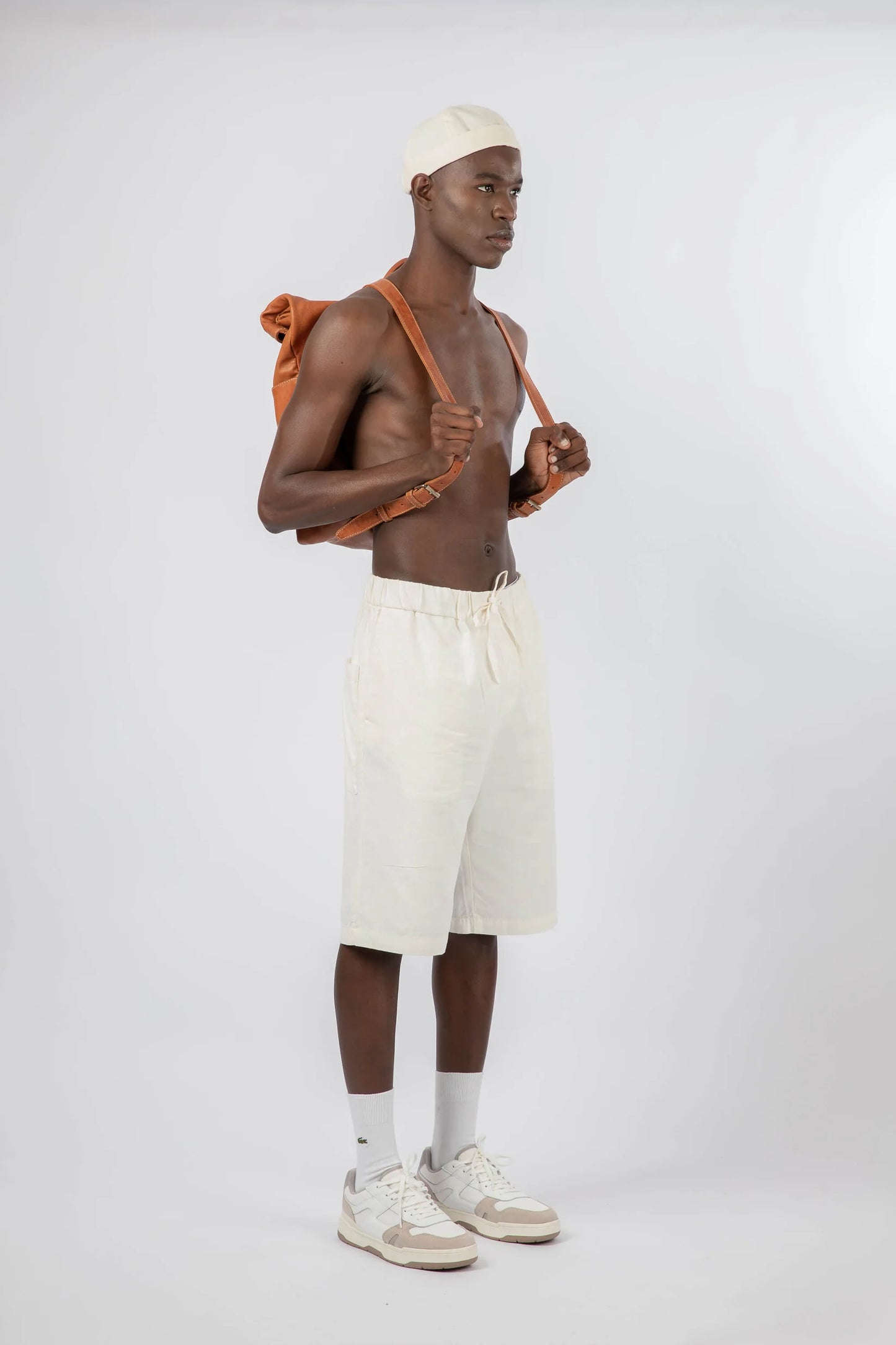 Soft Leather Rolltop Backpack 16" (BennyBee Series)